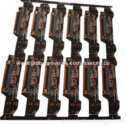 Black soldermask single-sided PCB with OSP